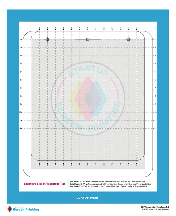 Templates & Tools for Screen Printing